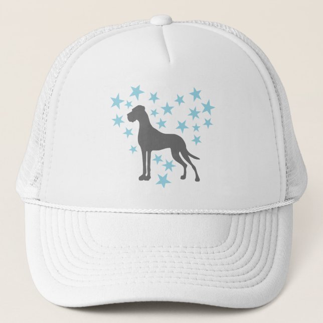 Sternchenherzendogge Truckerkappe (Vorderseite)