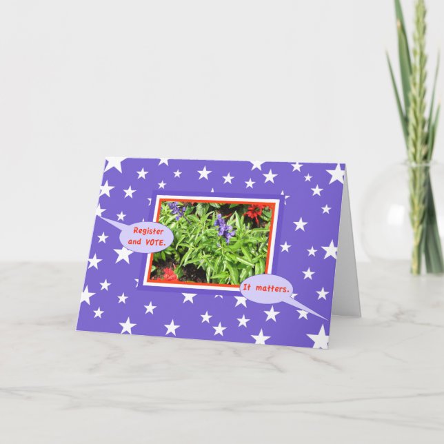 Sterne 2 STIMMUNG Blank Personalisieren Grußkarte Karte (Vorderseite)