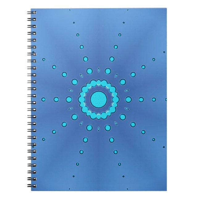 Sterne auf Blue #1 Notizblock (Vorderseite)