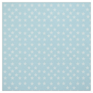Sterne auf Blue Monogram oder Name Custom Fabric Stoff