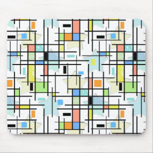 Sterne auf einem karierten Hintergrund. Mousepad