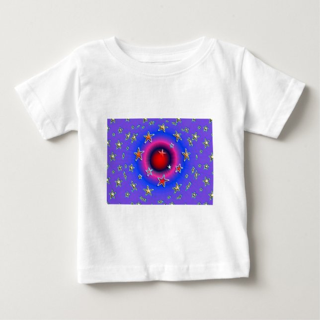 Sterne Baby T-shirt (Vorderseite)