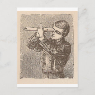Sterne betrachten postkarte