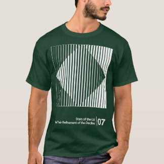 Sterne der Minimalistischen grafischen Bauweise T-Shirt