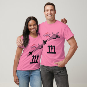 Sterne des Opfers pink T-Shirt