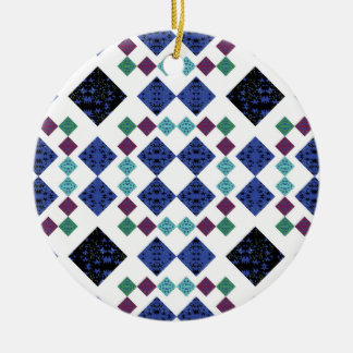 Sterne Diamanten Keramik Ornament