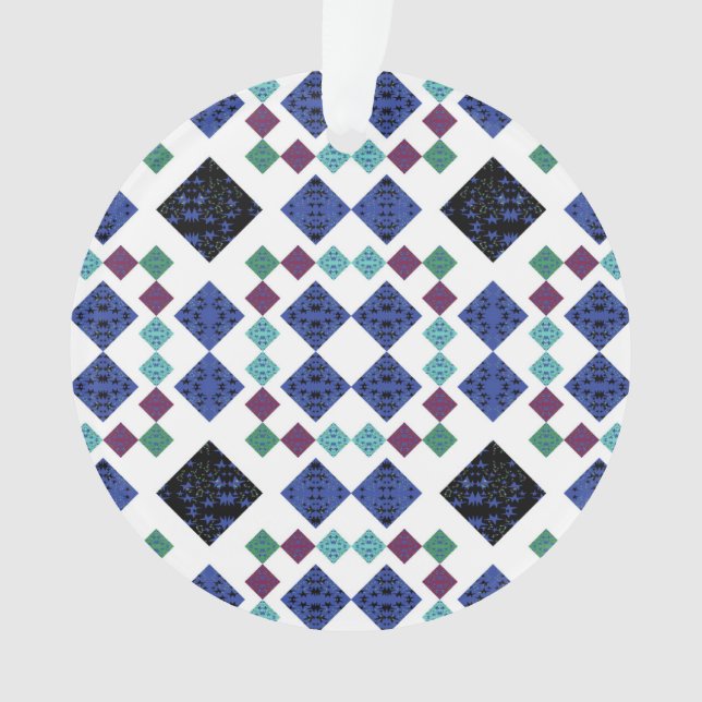 Sterne Diamanten Ornament (Vorderseite)