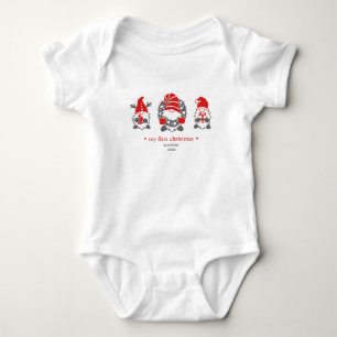 Sterne  Erster Weihnachtskalender Baby Strampler