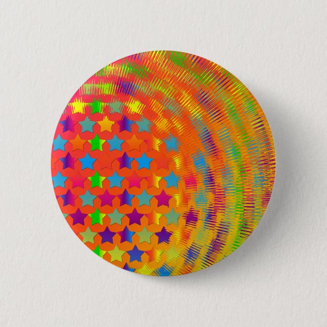Sterne Explodiertes BUTTON BACK BUTTON (Vorderseite)