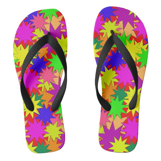 Sterne Flip Flops (Fußbett)