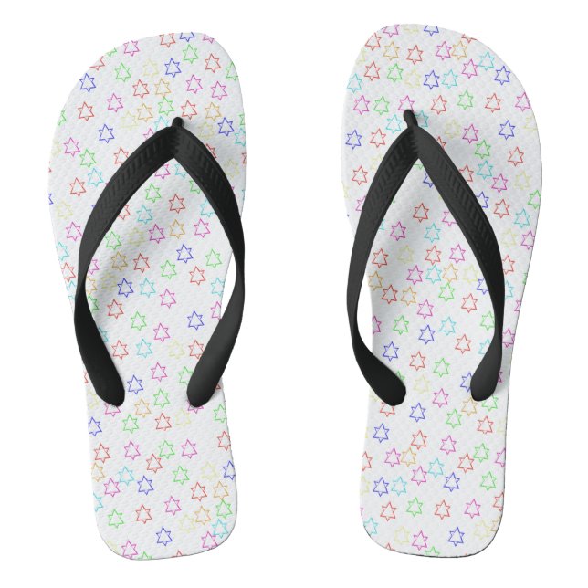 Sterne Flip Flops (Fußbett)