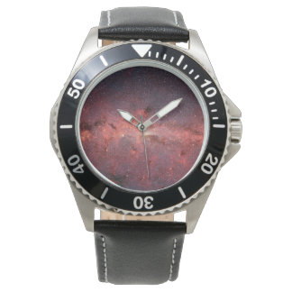 Sterne Galaxie Verlauf Armbanduhr