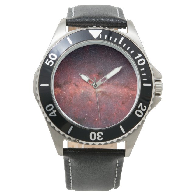 Sterne Galaxie Verlauf Armbanduhr (Vorderseite)