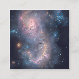 Sterne Graphic Quadratische Visitenkarte