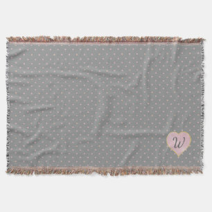 Sterne im Herzen auf der Grauwürfeldecke Decke