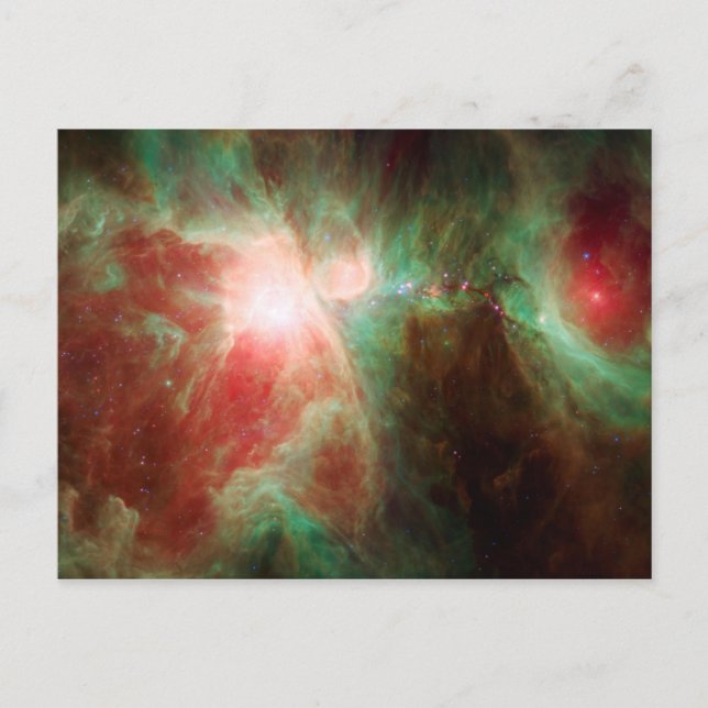 Sterne im Orion-Nebula-Raum Postkarte (Vorderseite)