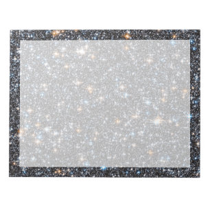 Sterne in der galaktischen Masse der Milchstraße. Notizblock