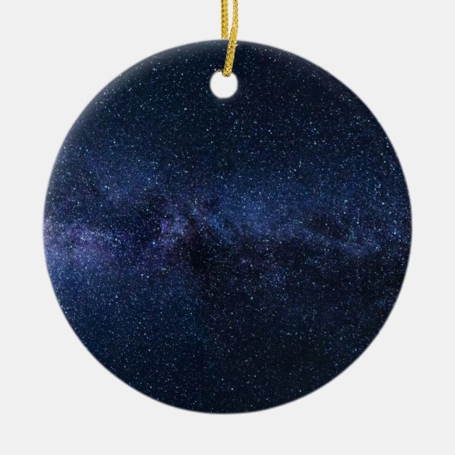 Sterne in der Milchstraße Keramik Ornament (Vorne)