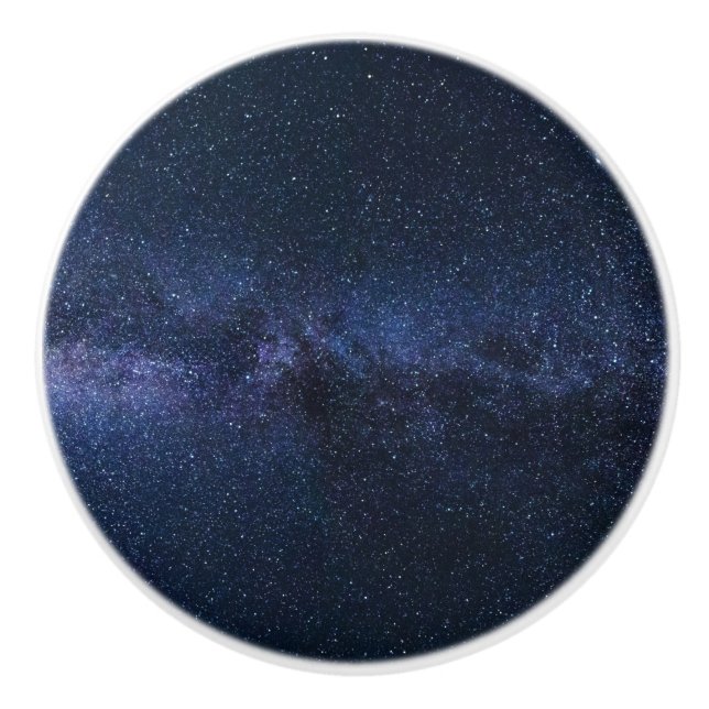 Sterne in der Milchstraße Keramikknauf (Vorderseite)