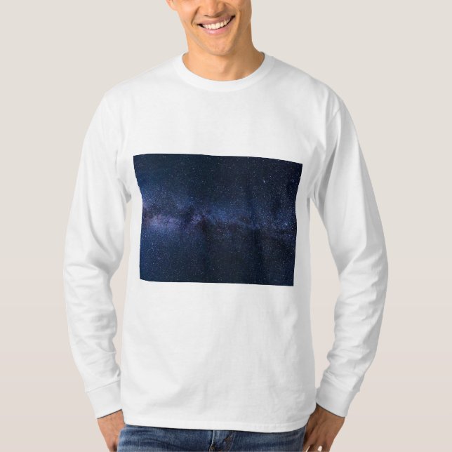 Sterne in der Milchstraße T-Shirt (Vorderseite)