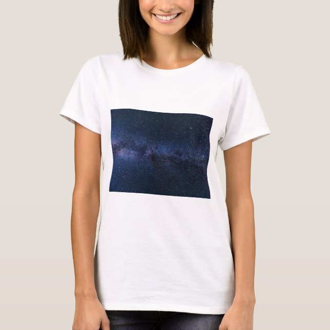 Sterne in der Milchstraße T-Shirt (Vorderseite)