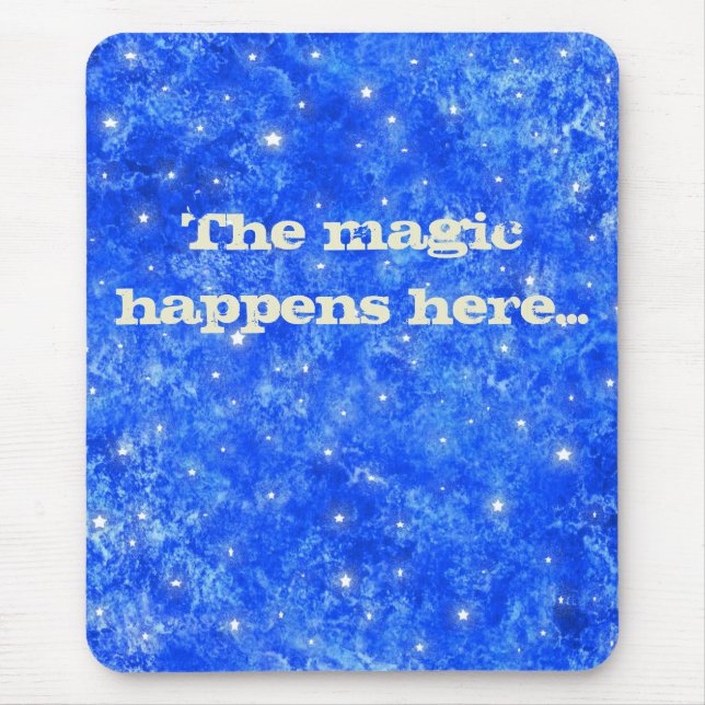 Sterne in der Nacht Mousepad (Vorne)