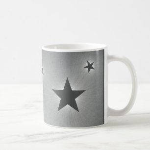 Sterne in der Night Sky Tasse, Dunkelgrau Tasse