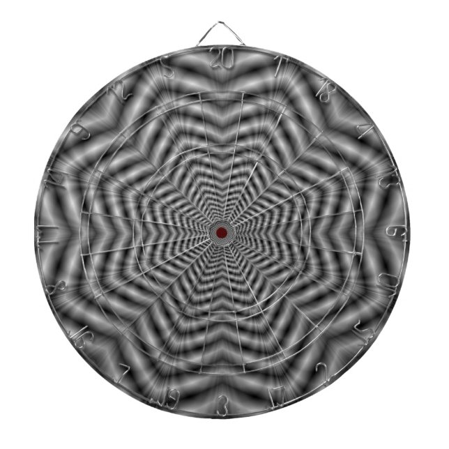 Sterne in monochromen Tafeln Dartscheibe (vorne)