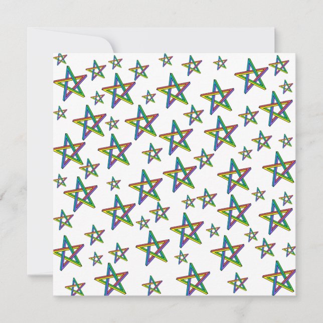 Sterne Karte (Vorderseite)