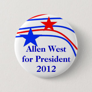 Sterne Knopf, Allen West für Präsidenten 2012 Button
