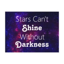 Sterne können nicht ohne Ermutigung durch Dunkelhe