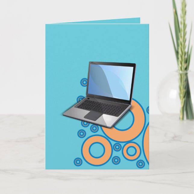 Sterne, Laptop Karte (Vorderseite)