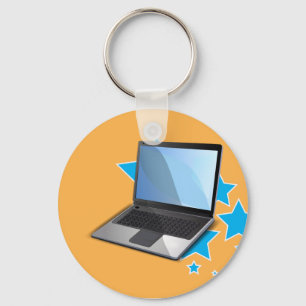 Sterne, Laptop Schlüsselanhänger