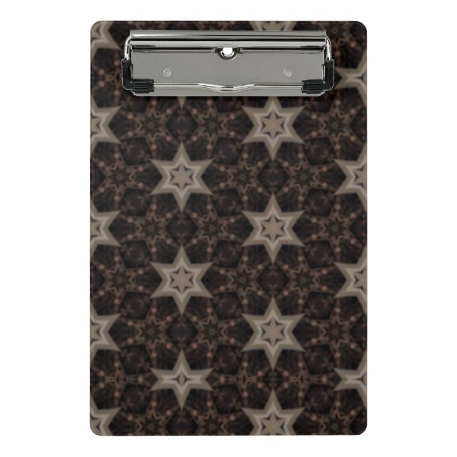 Sterne Mini Klemmbrett (Vorderseite)