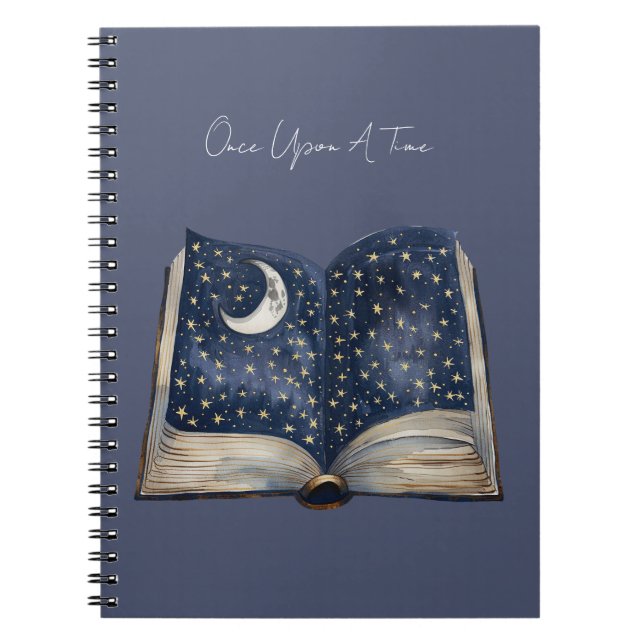 Sterne Mond Buch Es war einmal (Vorderseite)