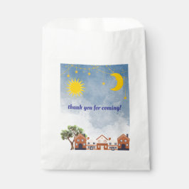 Sterne, Mond und Sonnendusche Geschenktütchen