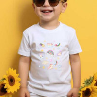 Sterne, Monde, Regenbogen, Puppe, Cloud Print Baby