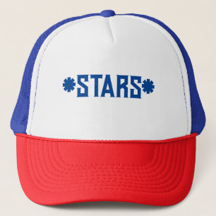 Sterne Name Text Schöne Rot/Weiß/Blau Farbe Truckerkappe