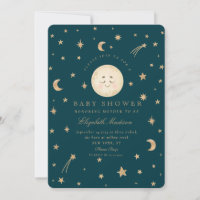 Sterne Niedlich Moon Golden Galaxy Babydusche