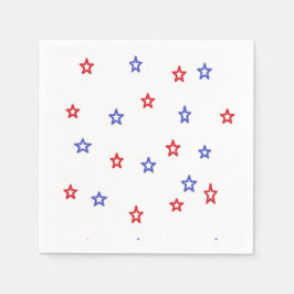 Sterne Patriotische Partei  Serviette