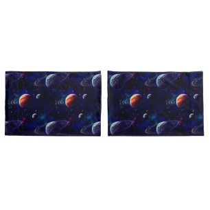 Sterne, Planeten, Galaxie, Weltraum Kissenbezug