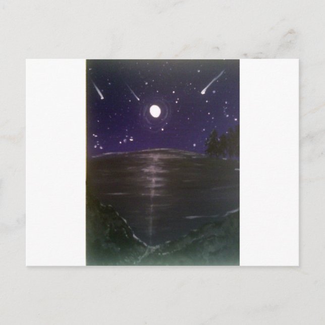 Sterne Postkarte (Vorderseite)