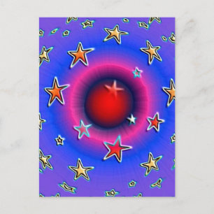 Sterne Postkarte