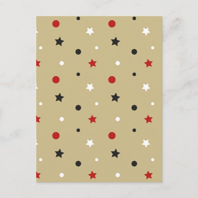 Sterne Postkarte (Vorderseite)