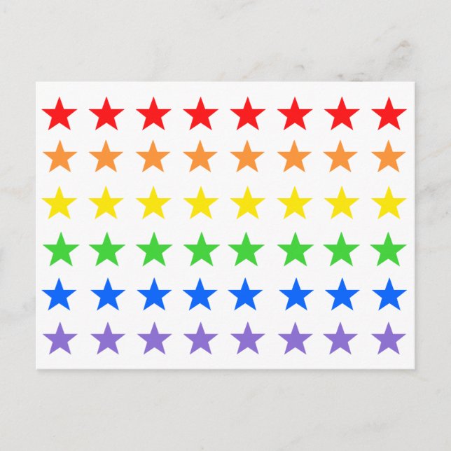 Sterne Postkarte (Vorderseite)