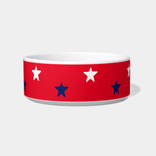 Sterne Rot-Blau USA patriotische Muster Napf