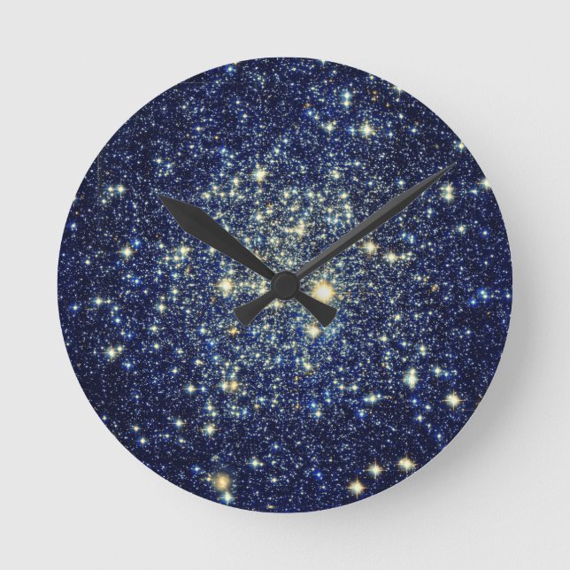 Sterne Runde Wanduhr (Vorderseite)