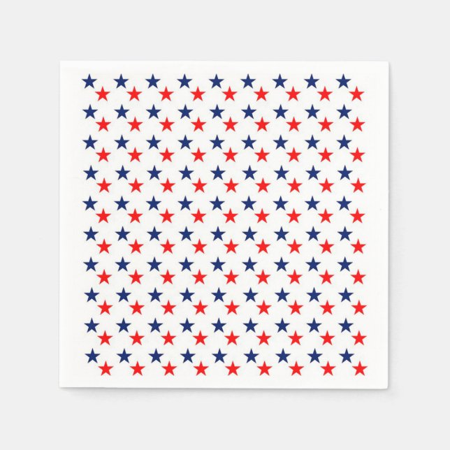 Sterne Serviette (Vorderseite)