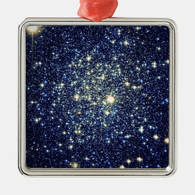 Sterne Silbernes Ornament (Vorne)