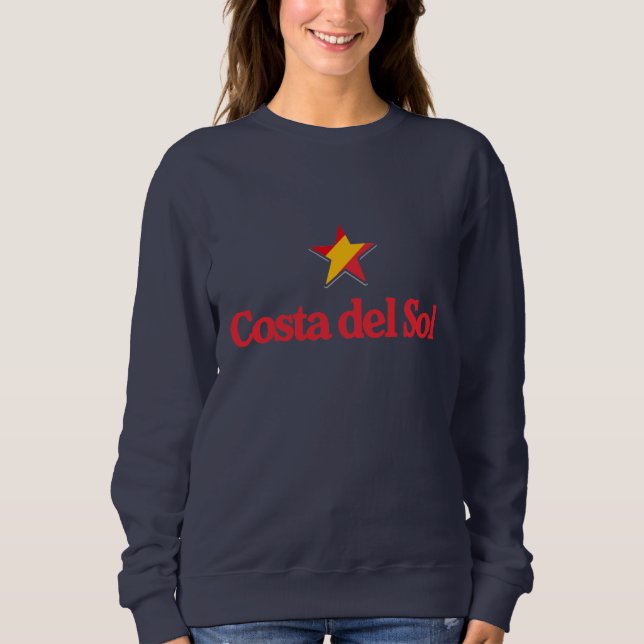 Sterne Spaniens – Costa del Sol Sweatshirt (Vorderseite)